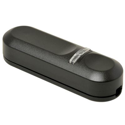 LED snoerdimmer zwart 4 tot 25W