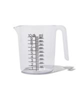 HEMA Maatbeker 1L kunststof transparant (transparant) - thumbnail
