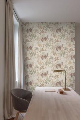 Dutch Wallcoverings Asperia - Louan - Beige/Groen