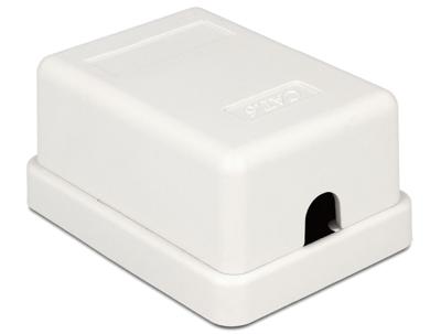 Delock 86248 modulair stopcontact 1 poort Cat.6 compacte UTP