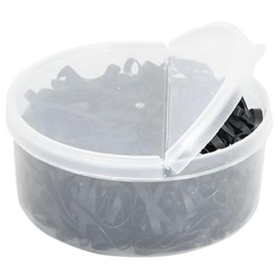 VidaXL Haarelastiekjes paard 500 st silicone zwart