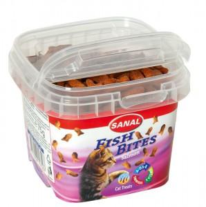 Fish bites cup 75g Sanal kattensnack Beeztees - Sanal