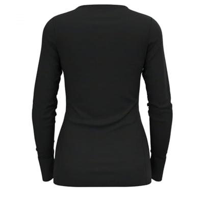 Odlo Merino 200 Crew Neck LS Thermoshirt Dames Black M - thumbnail