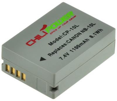 ChiliPower NB-10L accu voor Canon - 1100mAh