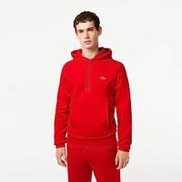 Lacoste Basic Hoodie Heren Rood - Maat XS - Kleur: Rood | Soccerfanshop - thumbnail