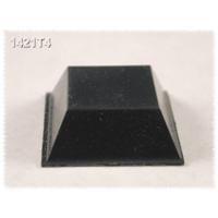 Hammond Electronics 1421T4 Apparaatvoet Zelfklevend, Rond Zwart (Ø x h) 20.5 mm x 7.6 mm 24 stuk(s) - thumbnail