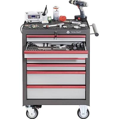 TOOLCRAFT 887089 Werkplaatswagen Kleur (specifiek): Grijs, Antraciet, Rood