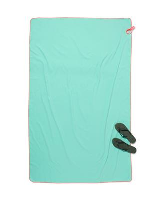 HEMA Microvezel handdoek 110x175cm lichtblauw (groen)
