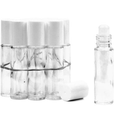 Flesje met roller glas 10ml 10 Stuks