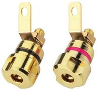Monacor LS-klemmen BP-405G 1 paar - thumbnail