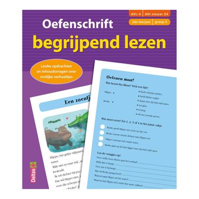 Deltas leren lezen Oefenschrift begrijpend lezen AVI:4/E4 23 cm