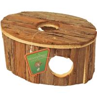 Hamsterhuis ovaal natural 17cm - thumbnail