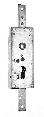 Nemef 1849/21 Garageslot | PC60mm | slotkast staal verzinkt 60.5x159mm | stangen verticaal | niet verend | DR 1+2+3+4 - 9184921000