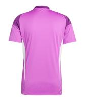 adidas Tiro 25 Competition Keepersshirt Korte Mouwen Paars Wit - thumbnail