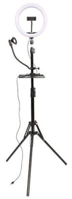 StudioKing LED Vlog Set SK-K190 met Ringlamp en Microfoonhouder
