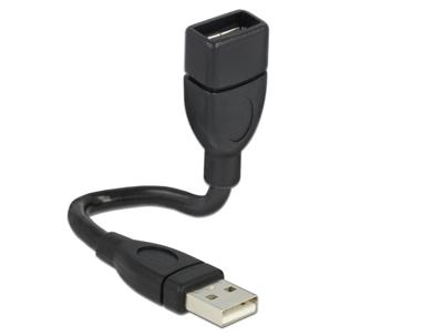 Delock 83497 Kabel USB 2.0 Type-A male > USB 2.0 Type-A female VormKabel 0,15 m