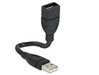 Delock 83497 Kabel USB 2.0 Type-A male > USB 2.0 Type-A female VormKabel 0,15 m - thumbnail