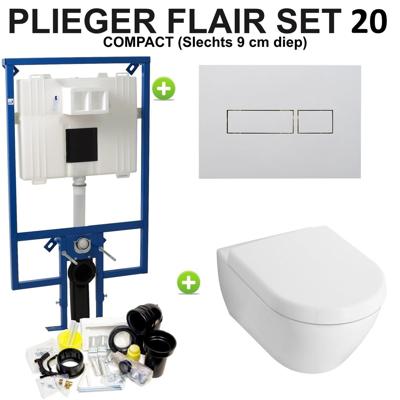 Plieger Flair Compact set20 Wit