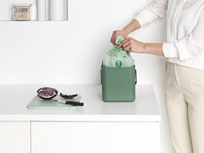 Brabantia Sort & Go afvalemmer 6 liter fir green - thumbnail