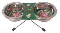 Hondenbak set 2 rvs bakken 11 cm Gebr de Boon - Gebr de boon - thumbnail