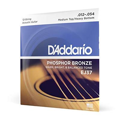 D'Addario EJ37 snarenset voor 12-snarige akoestische gitaar D'Addario EJ37 snarenset voor 12-snarige akoestische gitaar
