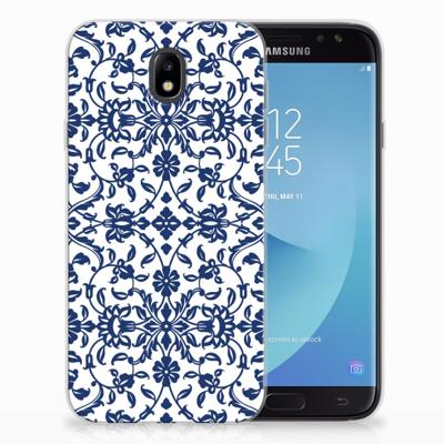 Samsung Galaxy J7 2017 | J7 Pro | TPU Case | Flower Blue