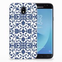 Samsung Galaxy J7 2017 | J7 Pro | TPU Case | Flower Blue - thumbnail
