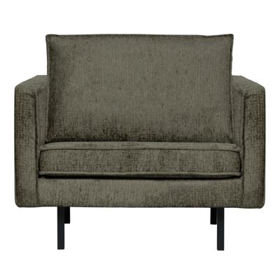 WOOOD Fauteuil 'Rodeo' Structure Velvet, kleur Frost