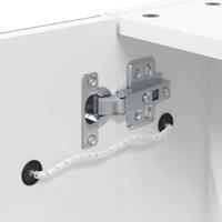 Badkamerkast met spiegel en LED 45x13x52 cm wit - thumbnail