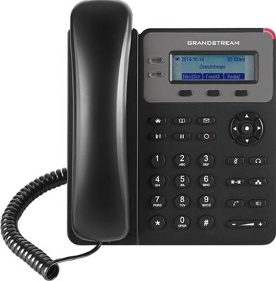 Grandstream SIP GXP-1615 Entry mit PoE Vaste VoIP-telefoon PoE Kleurendisplay Grijs, Zwart