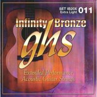GHS IB20X Infinity Bronze extra light snarenset western gitaar - thumbnail