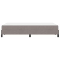 Boxspring bed Anders Taupe 120 x 190 cm Stof - thumbnail