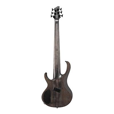 Ibanez Bass Workshop BTB806MS Transparent Gray Flat 6-snarige elektrische basgitaar met softcase