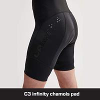 Craft 1907135 Essence Bib Shorts Wmn - Black - XS - thumbnail