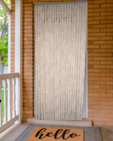 Vliegengordijn Kattenstaarten Wit - 90cm x 220cm - thumbnail