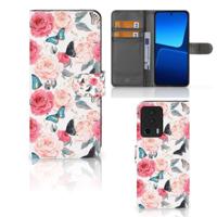 Xiaomi 13 Lite Hoesje Butterfly Roses - thumbnail