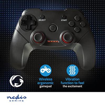 Nedis Gamepad Draadloos PC Aantal knoppen: 11 Zwart - thumbnail