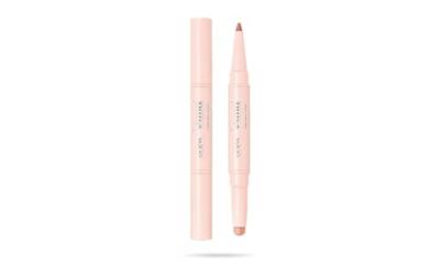 Pupa Milano - Pupa Vamp! Creamy Duo Lip Pencil 1 g 001 Fair Nude Lip Liner Dames - thumbnail