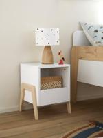 Nachtkastje voor kinderen LIGNE RÉTRO wit - thumbnail