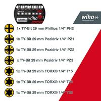 Wiha 42137 Bitset 8-delig Kruiskop Phillips, Kruiskop Pozidriv, Torx plus - thumbnail