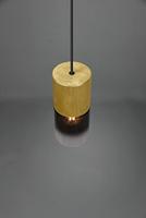 Trio HanglampRobin pendel hout met zwart - 310600154 - thumbnail