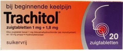 Trachitol Zuigtabletten - bij beginnende keelpijn