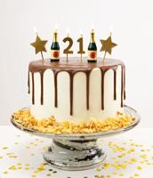 Taartkaarsjes Set 21 Jaar (6st) - thumbnail