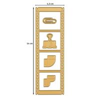 Vaessen Creative • mini snij- en embossingmallen vintage filmstrip 5st. - thumbnail