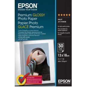 Epson Premium Glossy Photo Paper C13S042154 Fotopapier 13 x 18 cm 255 g/m² 30 vellen Hoogglans
