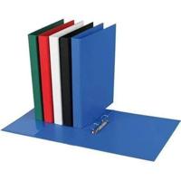 Ringband Quantore A4 2-rings D-mech 20mm PP blauw | 20 stuks - thumbnail