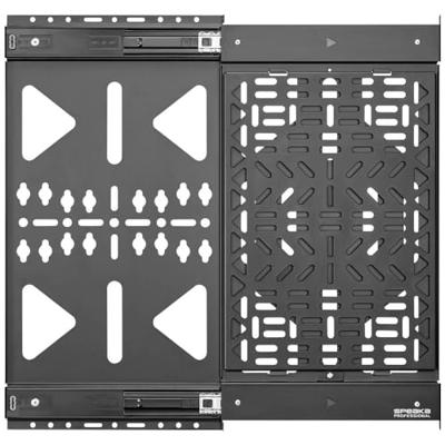 SpeaKa Professional Wandbeugel voor AV-apparaten in schuiflade Geschikt voor serie: Universeel Mat zwart