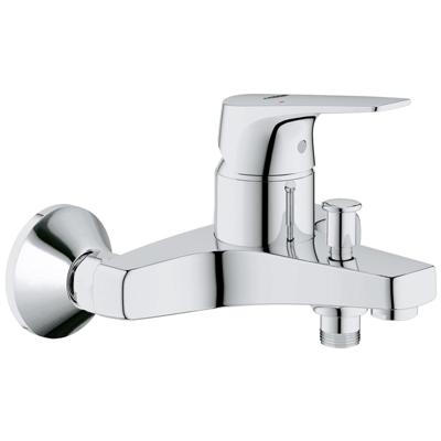 Grohe Badkraan Start Flow met Omstel en Koppelingen Chroom Grohe Badkraan Start Flow met Omstel en Koppelingen Chroom