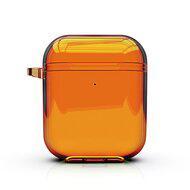 AirPods 1/2 hoesje Fluorescent series - hard case - oranje - thumbnail