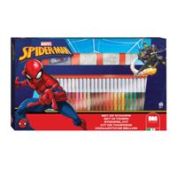 Multiprint Spiderman kleurset met stempels, 41dlg. - thumbnail